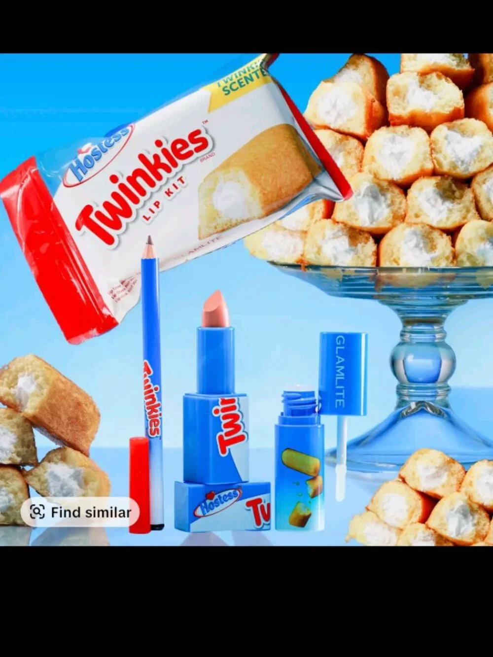 Hostess Twinkie self care Sweet retreat lip gloss trio and body lotion